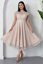 Crew Neck Glitter Sequin Lace Dress Bal169 - 5