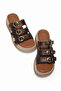 Women's Brown Comfortable Fit High Sole Slippers - 3