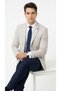 Stone Color Slim Fit Men's Blazer Jacket – Modern Office & Event Style - 2