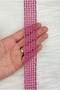 Fuchsia Net Ribbon 2.5cm 10m, Bride, Groom, Bundle, Dowry, Engagement, Promise, Wedding, Gift, Party, Decoration - 3