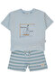 Single Jersey Shorts 2-Piece Set (New Route) Blue