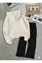 Unisex Hip-Hop Tupac Printed Hooded Wide Leg Baggy Tracksuit Set Bottom Top - 2