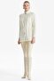 Reglan Sleeve Knitwear Combination Coat Ecru - 2