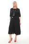 Waist Accent and Pendant Midi Dress Ets7289 - 3