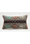 Vintage Throw Pillow Cover Made from Handmade Rug, Wool, 30X50 cm
