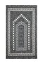 My Evilla Seccade Lightweight Foldable Washable Prayer Mat with Stylish Motifs, Dowry Box and Gift, Gray 2 - 2