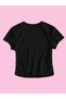 Women's Large Floral Print Crop T-Shirt - 3