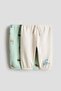 2-pack brushed-inside joggers
