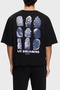 Back Printed Cotton Oversize Fit Crew Neck t Shirt Men's t Shirt Lb25Fwturmuot - 3