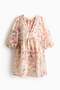 MAMA Linen-blend dress - 5