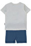 Single Jersey Shorts 2-Piece Set (Happy Fish) Indigo - 2