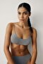 Glittery seamless soft bra