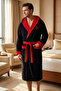 Luxury Touch Hooded 100% Cotton Embroidered Bathrobe – Kiss - 2