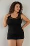 Women's Tulle Collar T-Shirt, Oversized Size, 3-Piece Pack. - 5