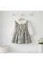 Floral Girl's Shirt Dress Set
