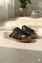 Bruno Zenne 2025 Round Lace Open Toe Casual Slippers