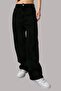 Black Wide Leg Stretchy Lycra Jean Denim Jeans for Kids