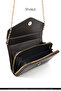 Brown Color Shk286 Faux Leather 4 Compartments, Chain, Phone Holder and Shoulder Bag - 7