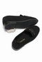 Women's Black Loafer Comfortable Fit Buckle Detailed Daily Ballet Flats - 2
