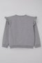 Girl's Tracksuit Set Butterfly Touch Flower Garden 4-8 Years, Gray Melange - 5