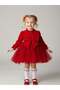 Baby Girl Bow Design Red Dress