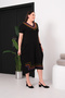 Dress with Embroidered Collar and Skirt, and Pockets - 2