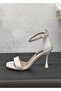 Y-26285 Single Strap Ankle Strap 9cm Heel Shoes for Women - 3