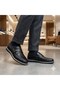 Laceless Belted Model Genuine Leather Men's Loafer Shoes 5770 - 2