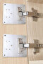 Stainless Steel Hinge Repair Plate Cabinet Door Repair Sheet Damaged Hinge Fixing Panel - 7