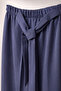 Women's Belted Trousers and Checked Stone Detail Shirt Two-Piece Set - 4