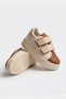 Women's Beige Daily Velcro Orthopedic Lightweight Sneaker Comfort Stylish Quality Walking Sports Shoes - 7