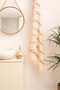 Natural Cotton, Soft, Striped, Tasseled Bath Towel & Washcloth (100X180 cm) - 4