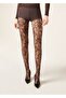 Floral Motif Fishnet Pantyhose - 3