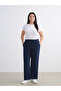 Esvab • Modern & Distinctive Wide-Leg Women's Trousers with Waist Drawstring - 2