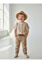 Boy's Knitted Knitwear Striped T-Shirt - 4