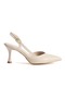 Women's Pointed Toe Open Back Thin Heeled Stylish Stiletto - 2