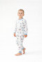 Boy's Rabbit Printed Pajama Set Cotton Long Sleeve 3-6 Years - 2