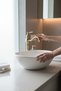 Antique Gold Retro Bowl Sink Faucet Vintage Bowl Sink Compatible Brass Fixture - 3