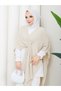Women's Stone Knitwear Poncho - 6