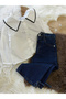 Girl's Baby Collared Shirt and Jeans Set - 4