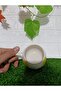 Brush Patterned Handmade Ceramic Cup - 3