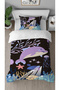 Dolphin and Starfish Patterned Digital Printed Special Design Children's Duvet Cover Set Without Sheets