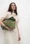 Luluya Bags Genuine Nubuck Leather Women's Shoulder Bag Large Size Daily Tote Bag