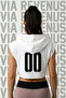 Nothing 00 Front and Back Printed Zero Sleeve Hooded Sports Women's Crop - 2