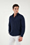 Cotton and Linen Blend Regular Fit Classic Collar Long Sleeve Shirt Men's Shirt Cf26S1210134 - 4