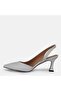 Large Size Stiletto 41-42-43-44- Silver Silvery - 7