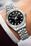 Silver-Black Color Steel Strap & Case Women's Wristwatch with Bracelet Gift Sdlc014