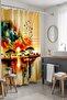 Bathroom Curtain, Sunset Bohemian Landscape Patterned Shower Curtain, Bathtub Curtain 175X200Cm - 3
