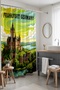 Bathroom Curtain, Germany Castles Patterned Shower Curtain, Bathtub Curtain 175X200Cm - 3