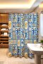 Bathroom Curtain, Exotic Chinese Pattern Shower Curtain, Bathtub Curtain 175X200Cm - 3
